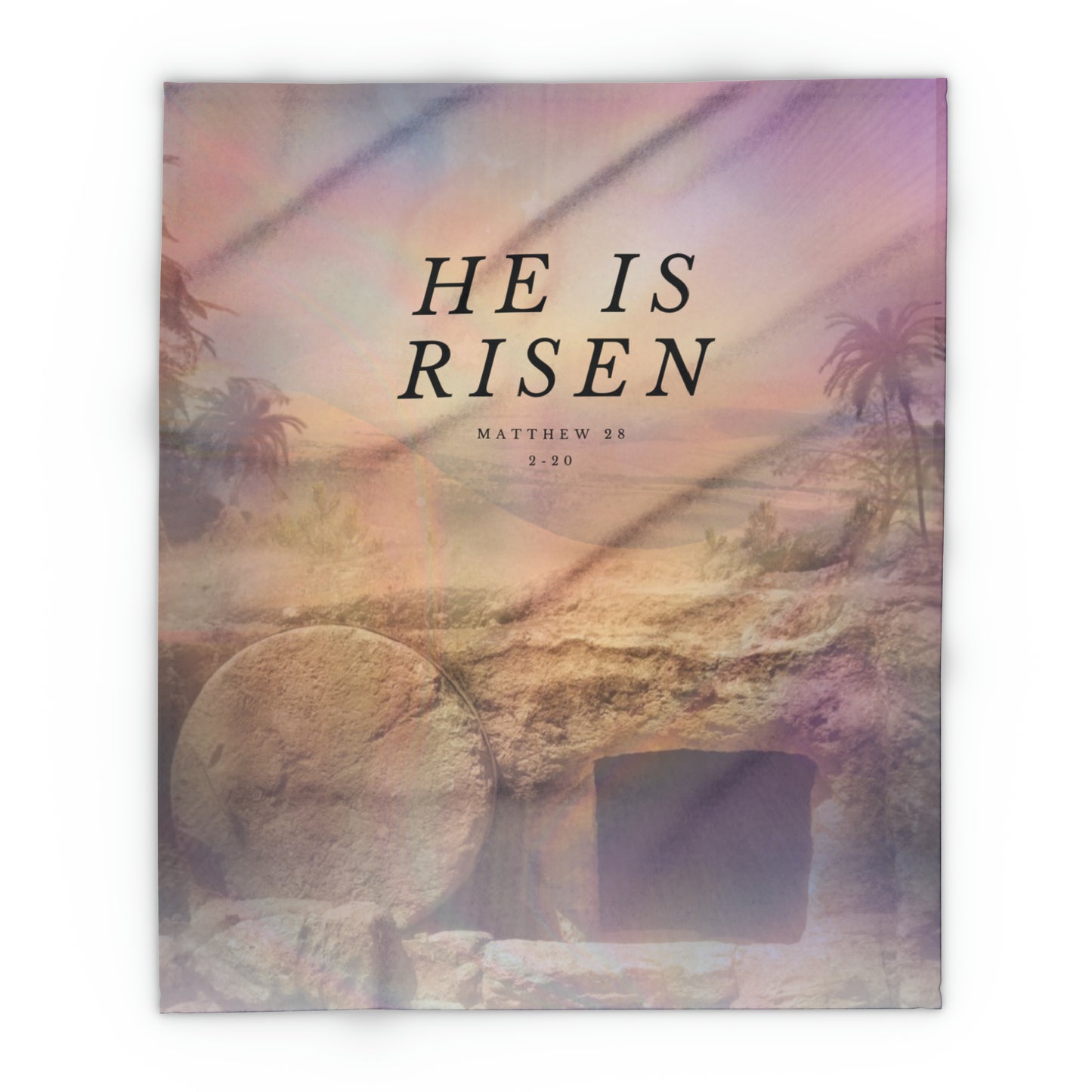 He is our risen Lord - Arctic Fleece Blanket